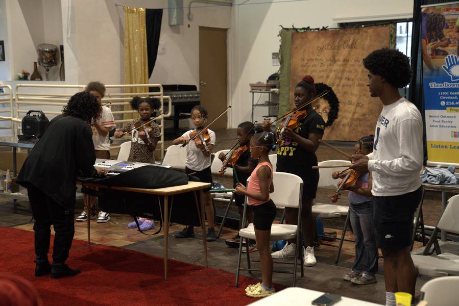 The Thea Bowman Center provides musical instrument instruction and performing arts education for children ages eight to 13.
